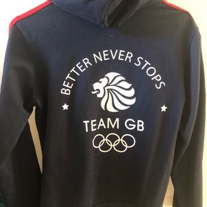 Team Great Britain Olympic Team Zip Up Sweatshirt